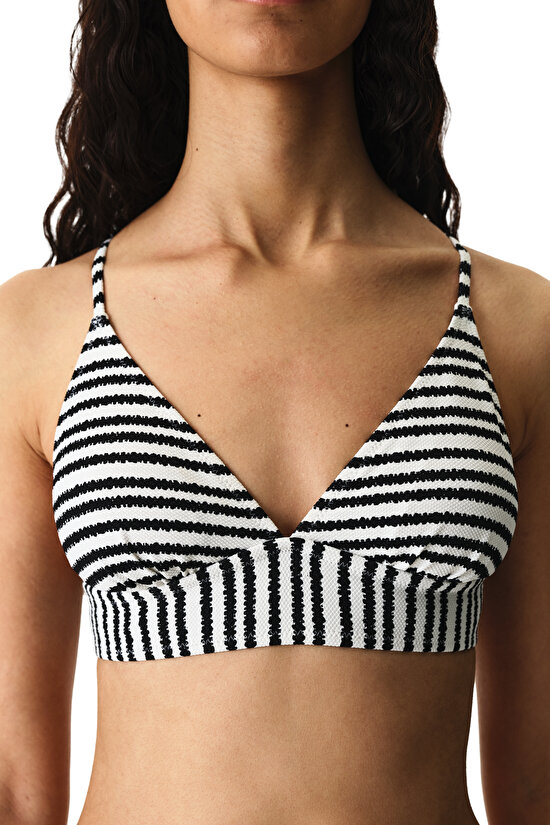 Renkli Ringel Bralet Bikini Üstü - 3