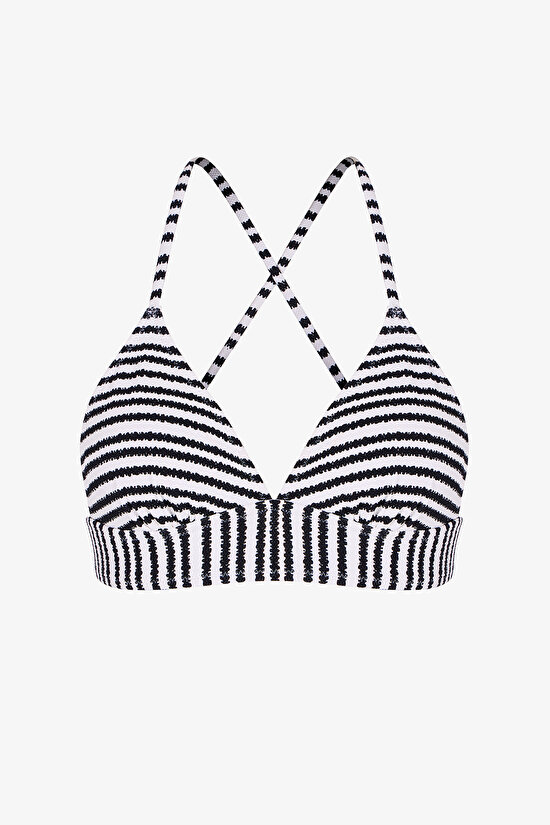 Renkli Ringel Bralet Bikini Üstü - 6