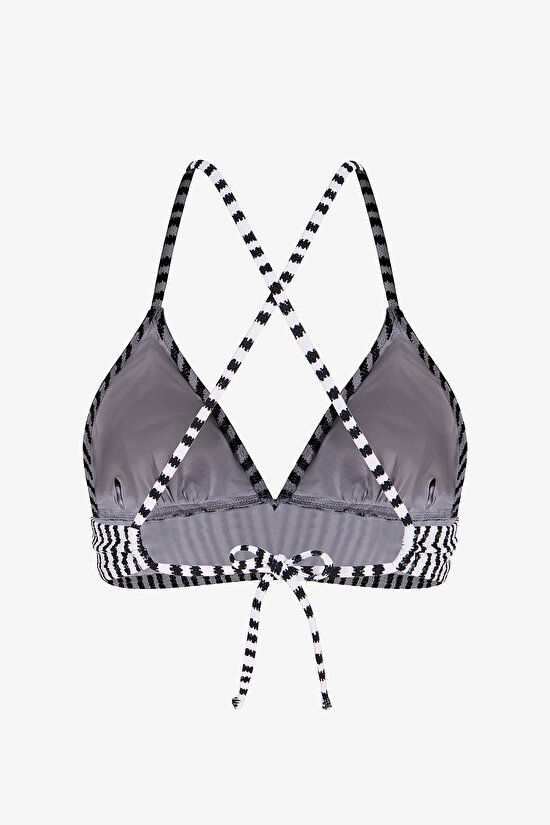 Renkli Ringel Bralet Bikini Üstü - 7