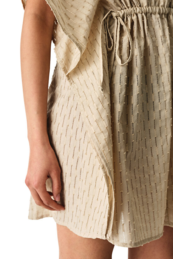 Pastel Beige Neri Kaftan - 5