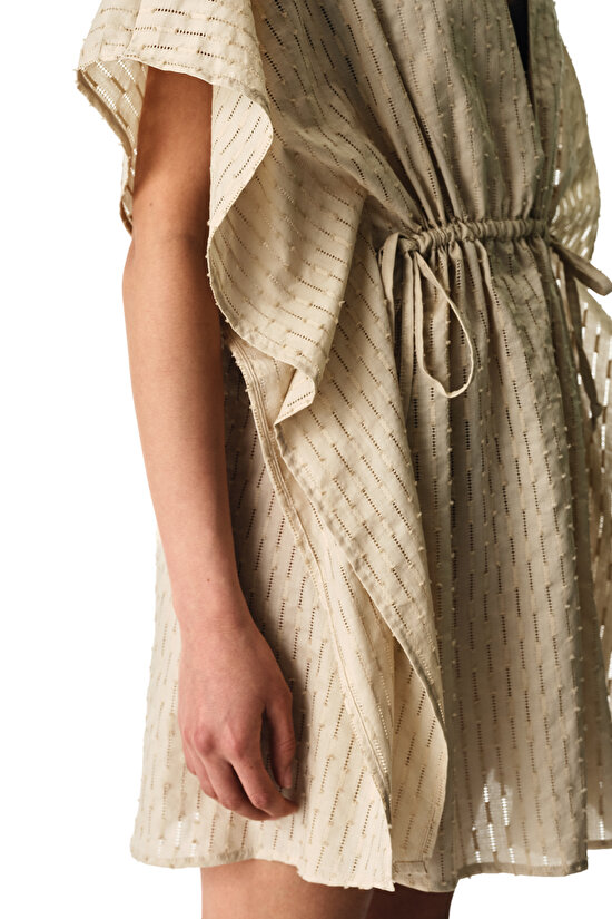 Pastel Beige Neri Kaftan - 6