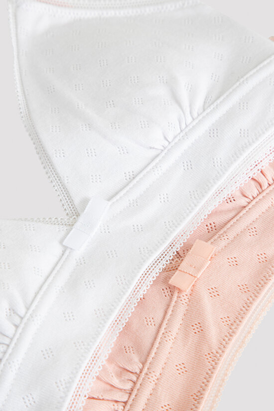 My First Bra Basic Pointel Pamuklu 2li Sütyen - 4