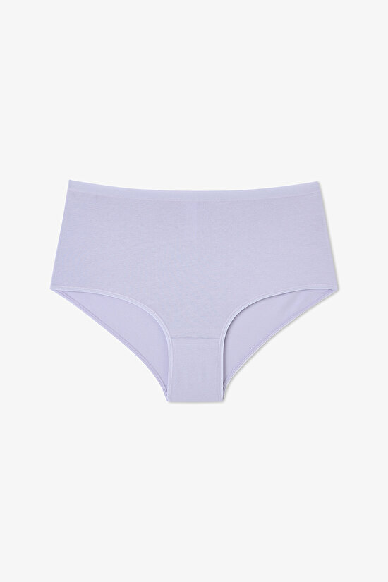 Renkli Pure Feel 3'lü Yüksek Bel Slip Külot - 4