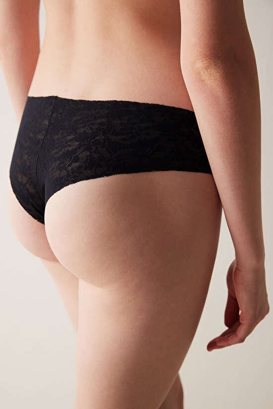 Invisible Laser Cut Lacy Cheeky Hipster - 2