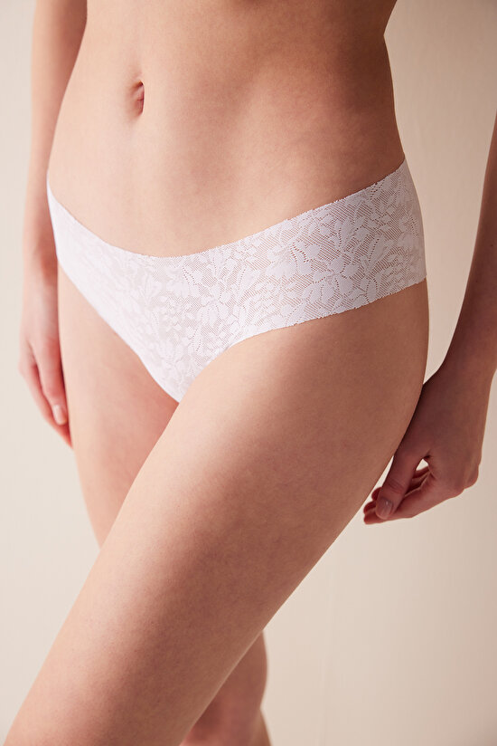 Invisible Laser Cut Lacy Cheeky Hipster - 1