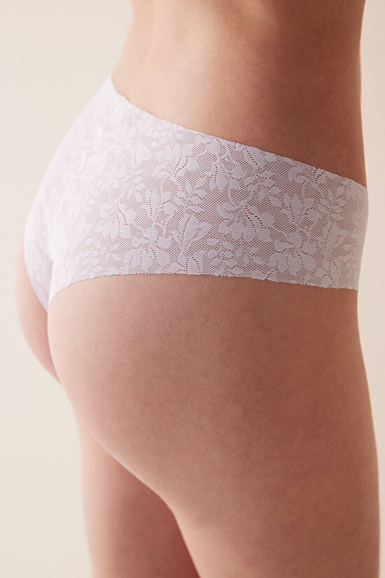 Invisible Laser Cut Lacy Cheeky Hipster - 2
