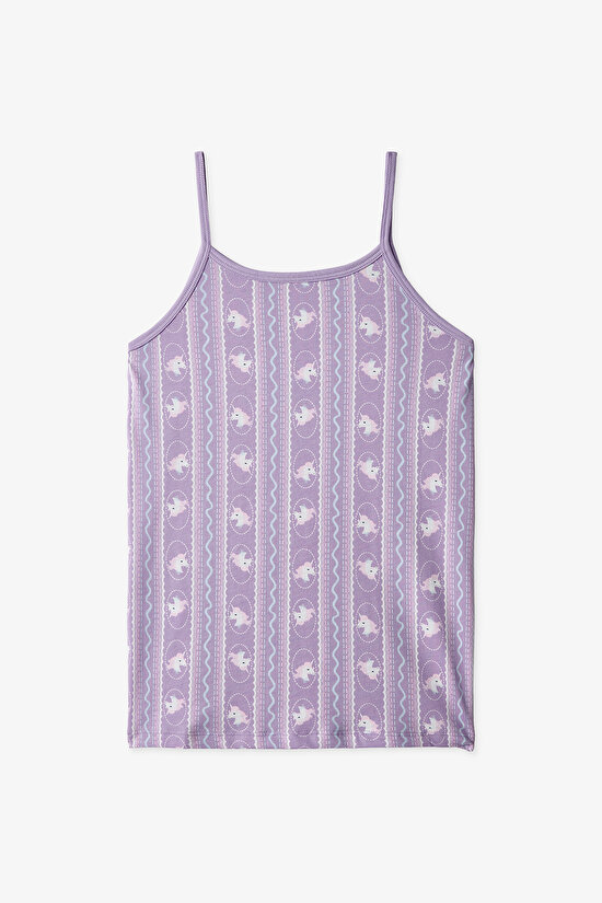 Lila Kız Çocuk Sleepycorn 2'li Atlet - 3