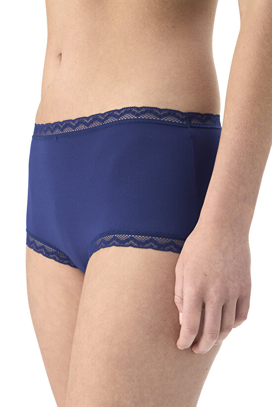 Navy Easy Trim High-Waist Slip Briefs - 2