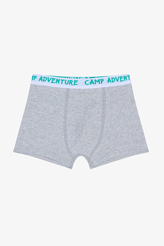 Erkek Çocuk Camping Çok Renkli 2li Boxer Erkek Çocuk Camping Çok Renkli 2li Boxer - 3