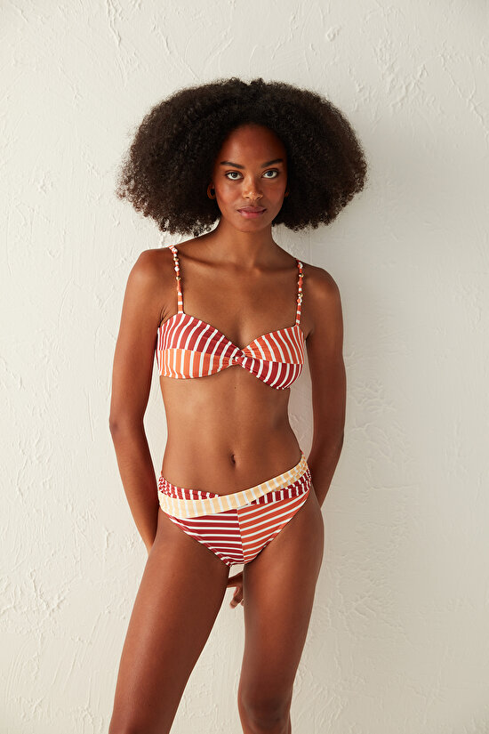 Multi Colour Havana Strapless Bikini Top - 2