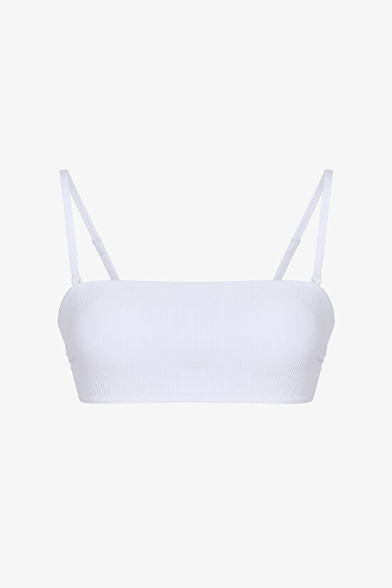 AVA STRAPLESS TOP, 34, WT2 BEYAZ