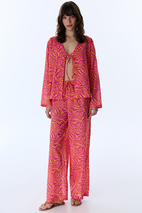 Multicolor Deila Pants - 4