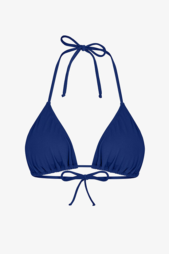 Lacivert Üçgen Bikini Üstü - 5