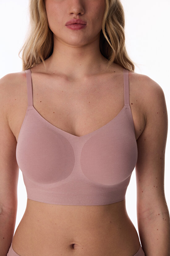 Kirli Pembe  Dikişsiz Balensiz Bralet - 2