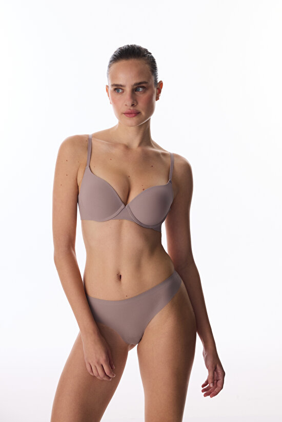 Mink Color Fit Underwired Bra - 2