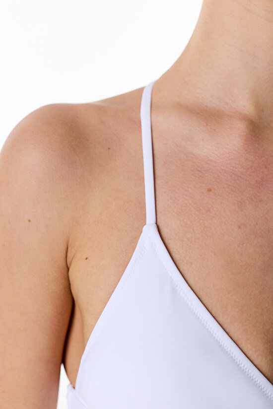 Beyaz Bralet Bikini Üstü - 4