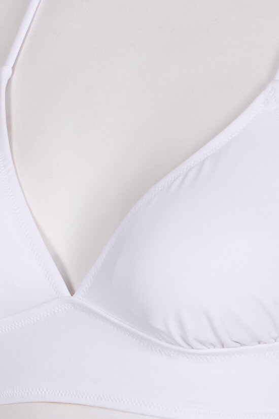 Beyaz Bralet Bikini Üstü - 8