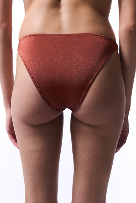 Turuncu Braga Tokalı Bikini Altı - 6