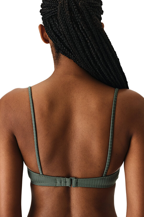 Dark Green Paige Underwire Bikini Top - 2