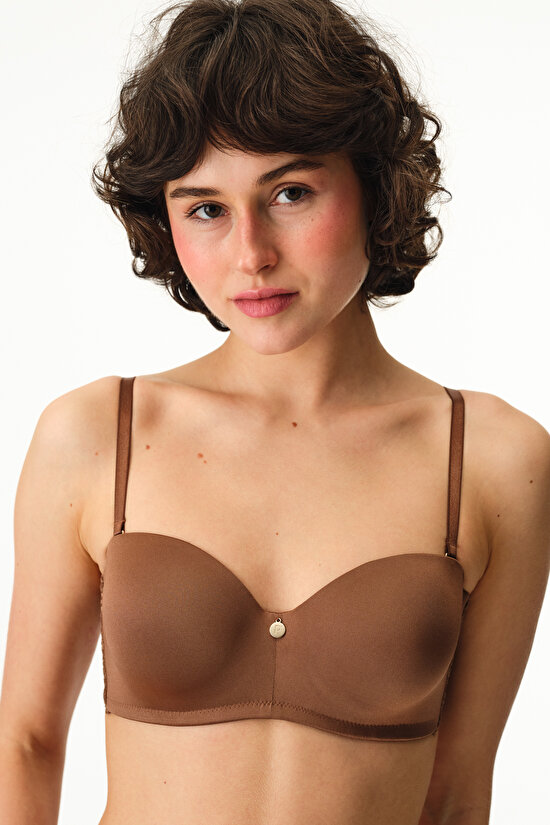 Kahverengi Lotus Essentials Sütyen - 8
