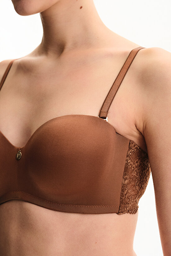 Kahverengi Lotus Essentials Sütyen - 4
