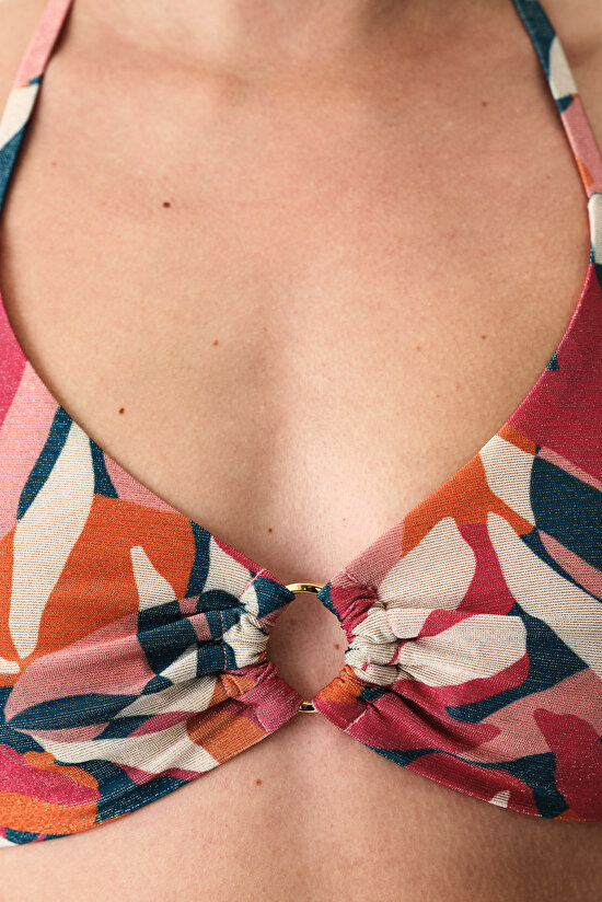 Multicolor Brayana Hot Bikini Top - 4