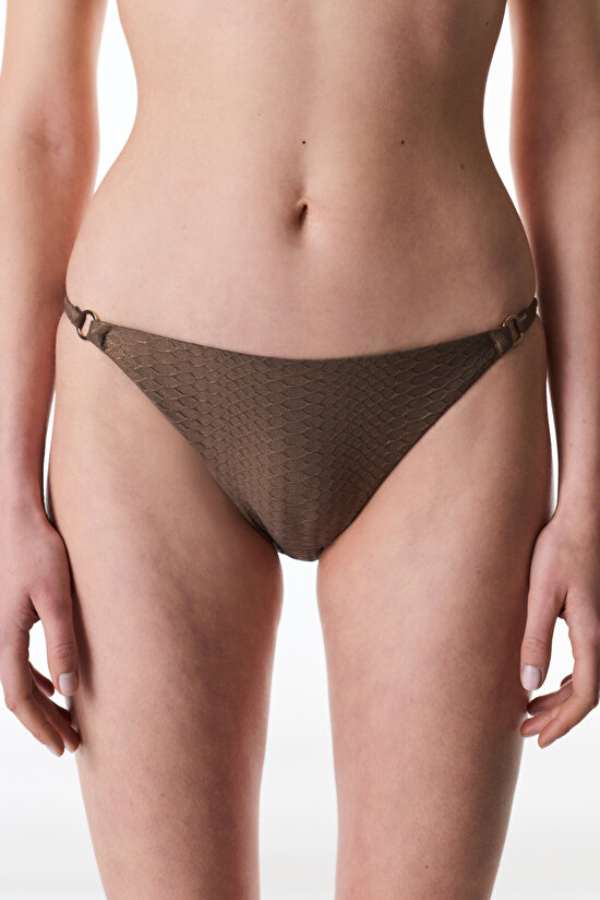 Kahverengi Are Side Bikini Altı - 1