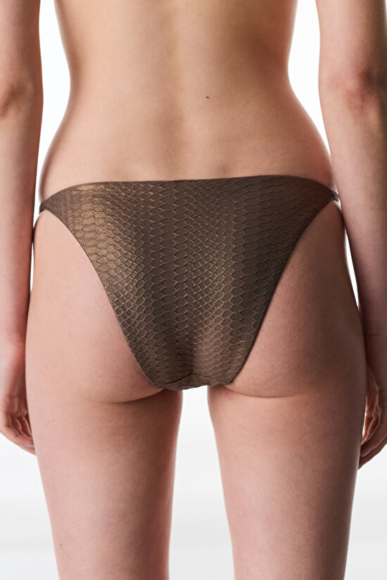 Kahverengi Are Side Bikini Altı - 2