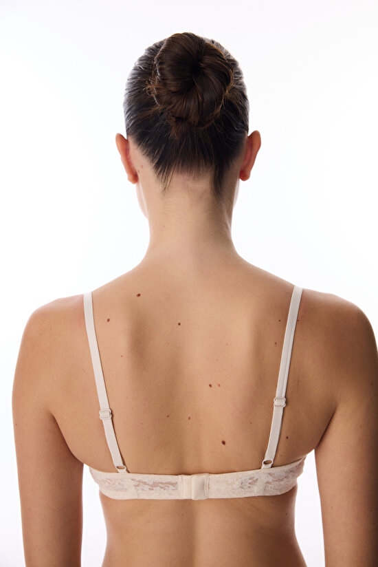 Beige Daylift Lace Bra - 5