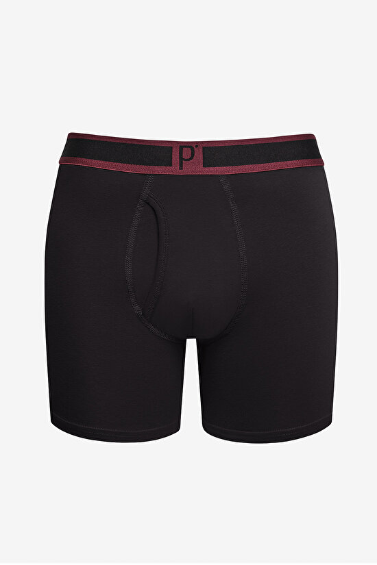 Erkek Pamuklu 3lü Siyah Çok Renkli Boxer Erkek Pamuklu 3lü Siyah Çok Renkli Boxer - 3