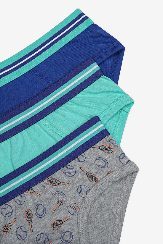 Boys Tennis Of Dogs 3in1 Multi Colour Slip - 5