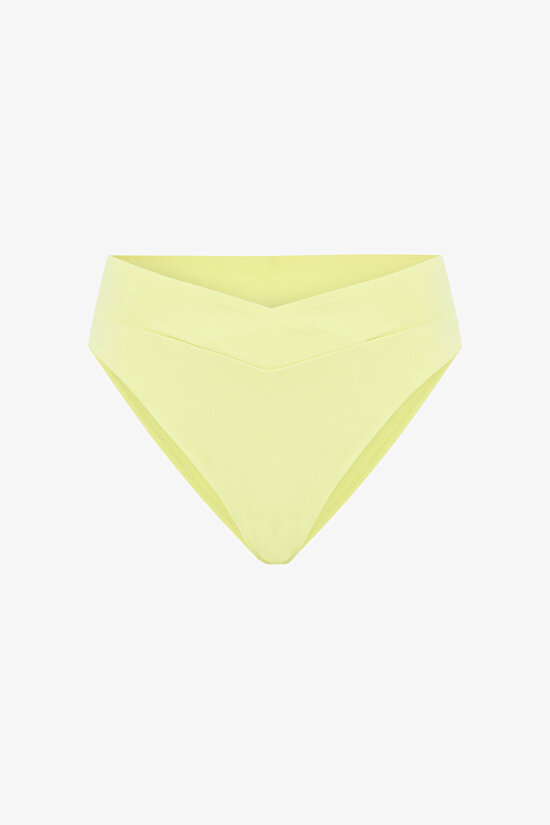 V Slip Yellow Bikini Bottom - 4