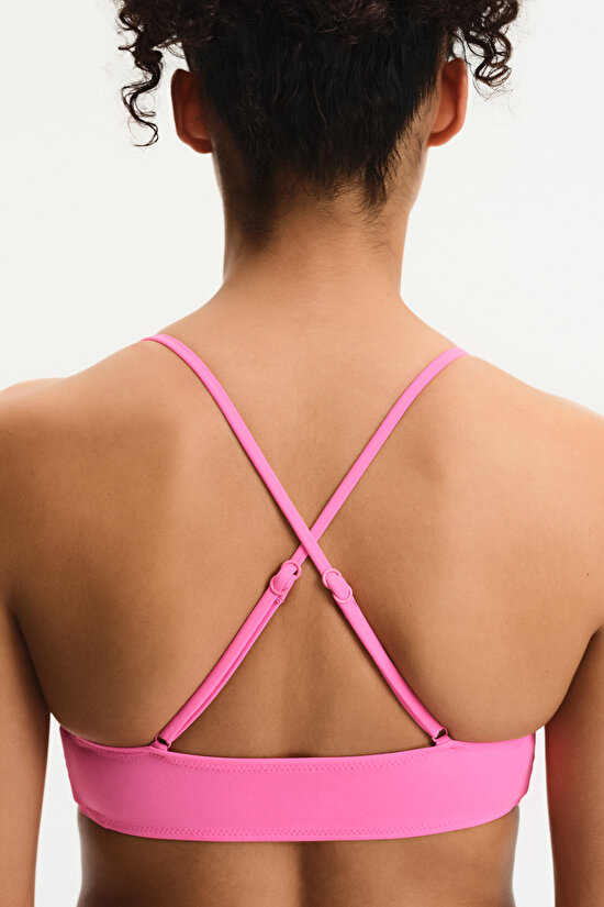 Açık Pembe Bralet Bikini Üstü - 2