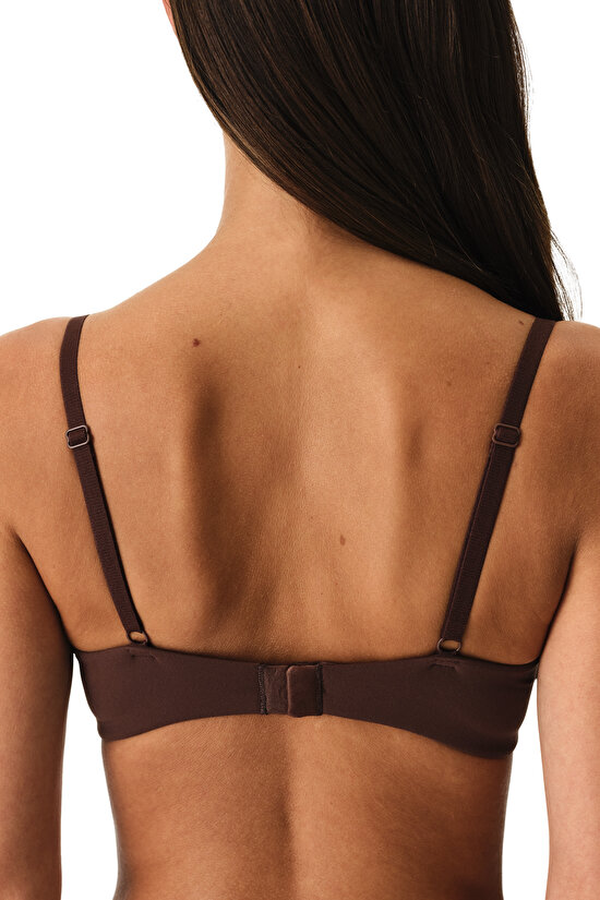 Kahverengi Micro Balenli Sütyen - 3