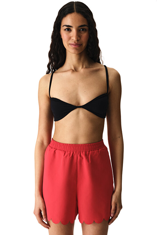 Red Laser Swim Shorts - 3