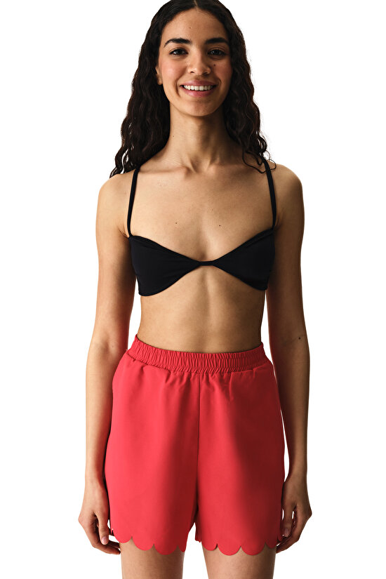 Red Laser Swim Shorts - 4