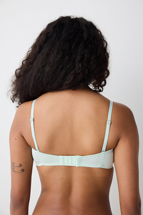 Lotus Lace Dantel Mint Yeşili Straplez Sütyen - 4