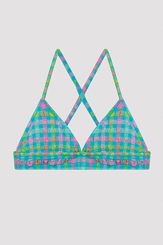 Genç Kız Nancy Triangle Üçgen Çok Renkli Bikini Takımı - 2