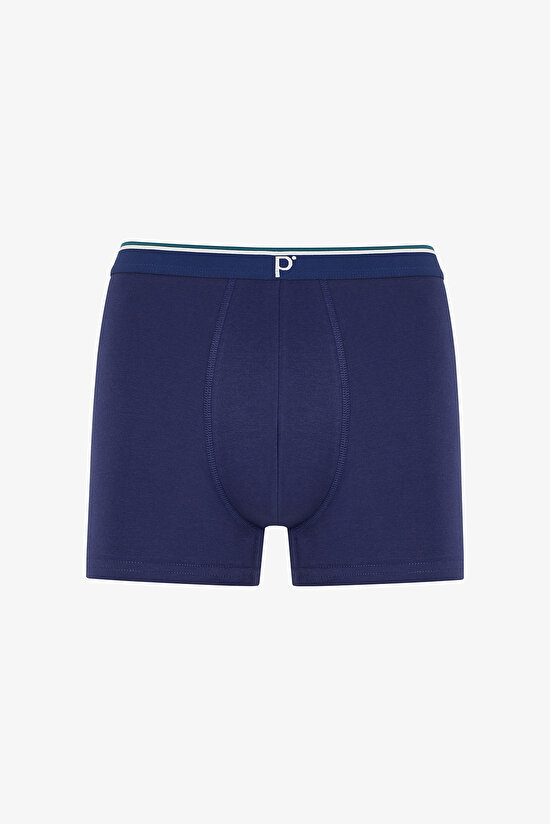 Man Multicolor Blue Check Multi Boxer - 3