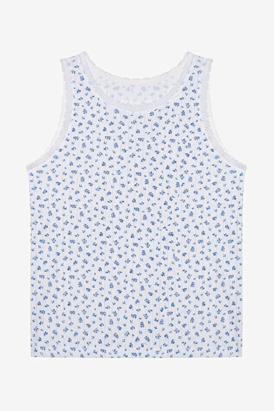 Kız Çocuk Flowers Point Termal 2li Çok Renkli Atlet - 3