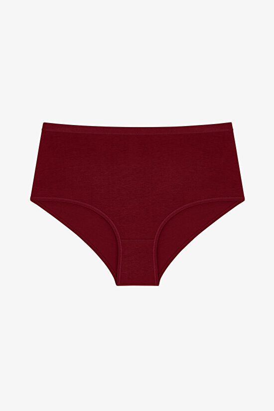 Woodrose Çiçekli Yüksek Bel 3'lü Slip Külot - 3