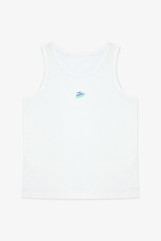 Erkek Çocuk Surf Buddies Pamuklu Optik Beyaz 2'li Atlet Erkek Çocuk Surf Buddies Pamuklu Optik Beyaz 2'li Atlet - 3