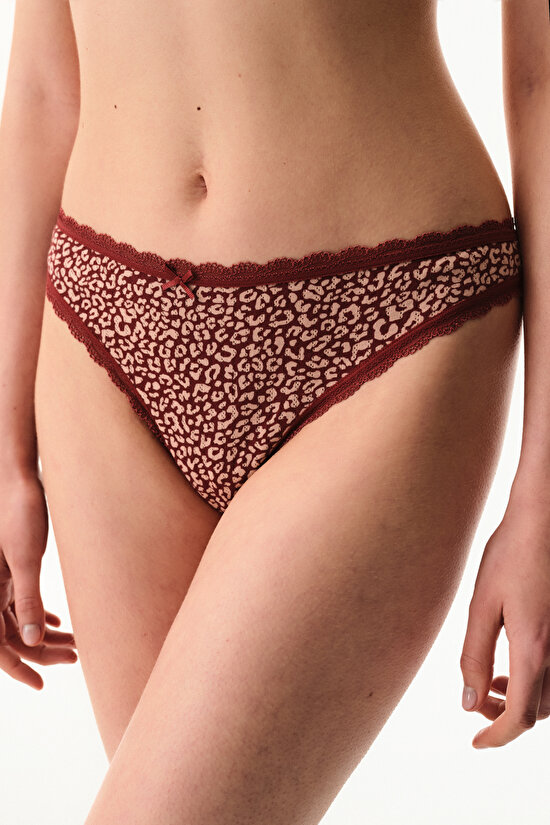 Bordo Pointel Tanga Külot - 1