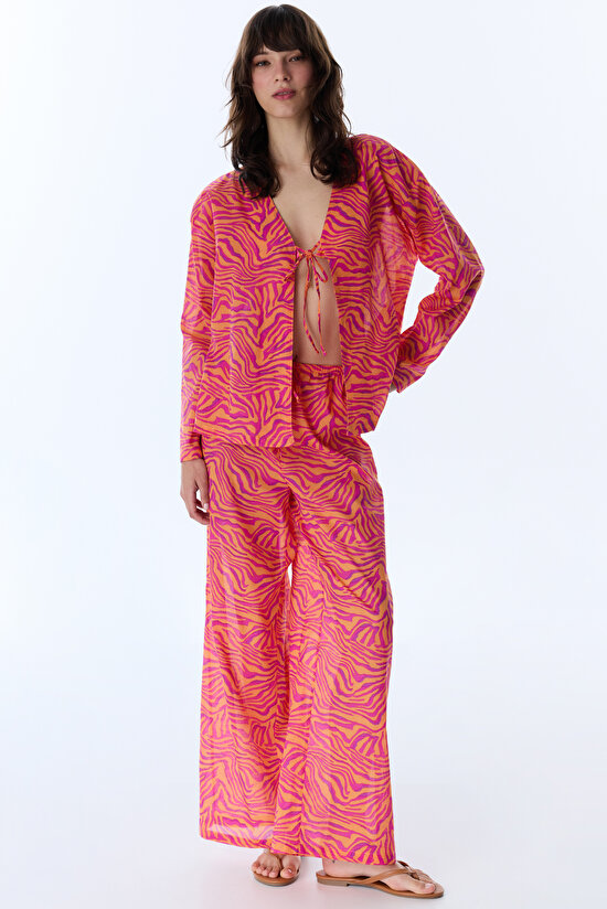 Multicolor Deila Kimono - 5