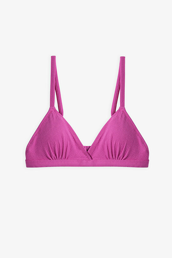 Pembe Genç Kız Erika Üçgen Bikini Takımı - 2