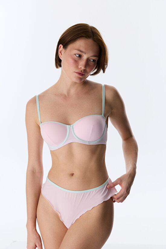 Açık Pembe Bloom Sütyen - 4