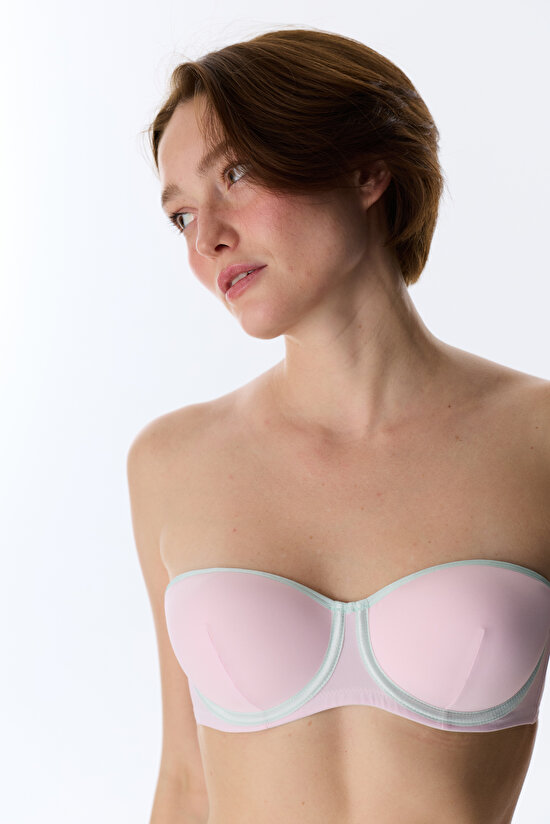 Açık Pembe Bloom Sütyen - 6