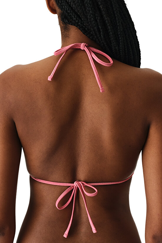 Denisse Ruffle Triangle Bikini Üstü - 3