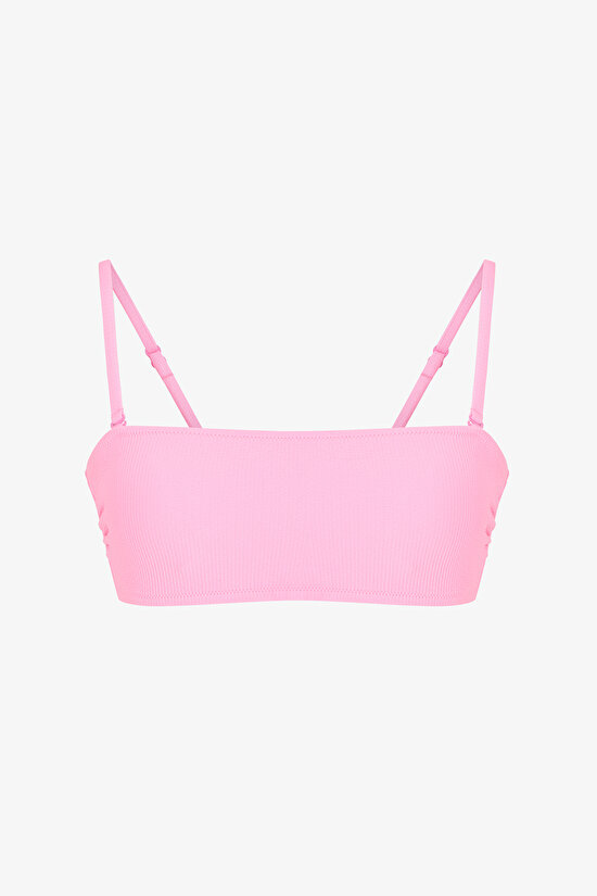 Açık Pembe Missa Straplez Bikini Üstü - 1