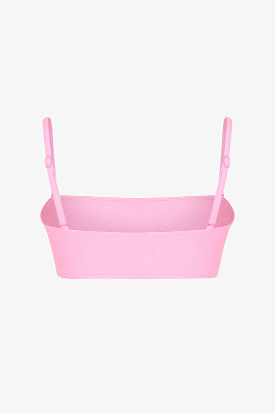 Açık Pembe Missa Straplez Bikini Üstü - 2